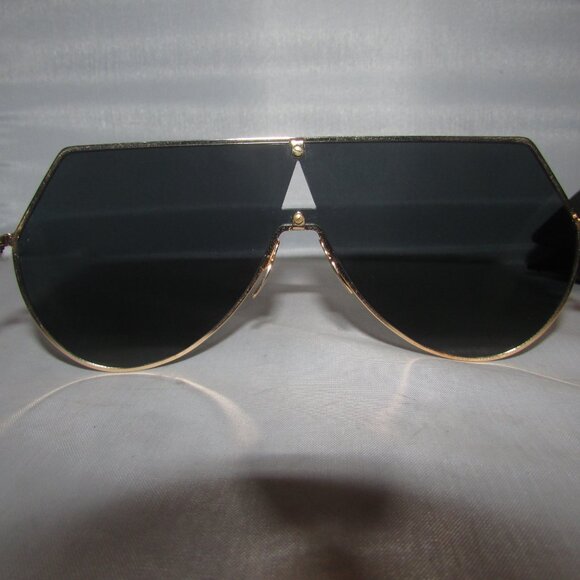 Fendi Eyeline Rose Gold Metal Aviator Mirrored Sunglasses FF/0193S Used - Picture 3 of 4